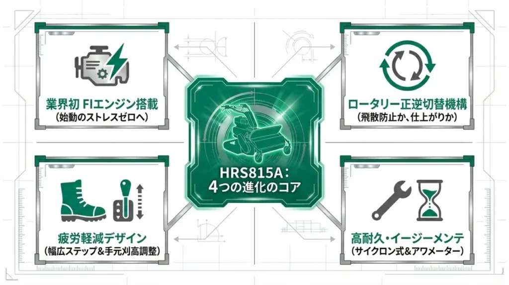 HRS815A、4つの進化のコアイメージ