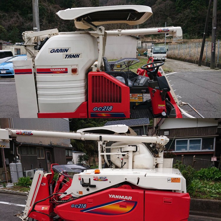 ヤンマー 中古コンバイン GC-218Gの商品画像3