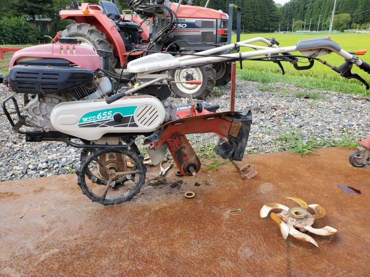 三菱マヒンドラ農機 ミニ耕うん機 管理機 耕運機 MMR600A 家庭用 マイボーイ 家庭菜園 6馬力 耕運幅550mm - 3