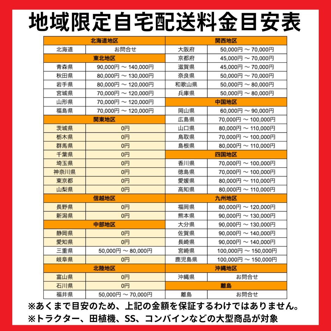 ヤンマー トラクター 【地域限定自宅配送】ヤンマー トラクター AF118: 長さ×幅×高さ2630ｍｍ×1060ｍｍ×1910ｍｍ 出力:18PSの商品画像10