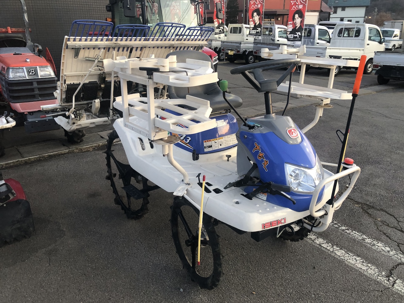 イセキ 中古バインダー 【整備待ち】イセキ 乗用田植機 PQZ43の商品画像2