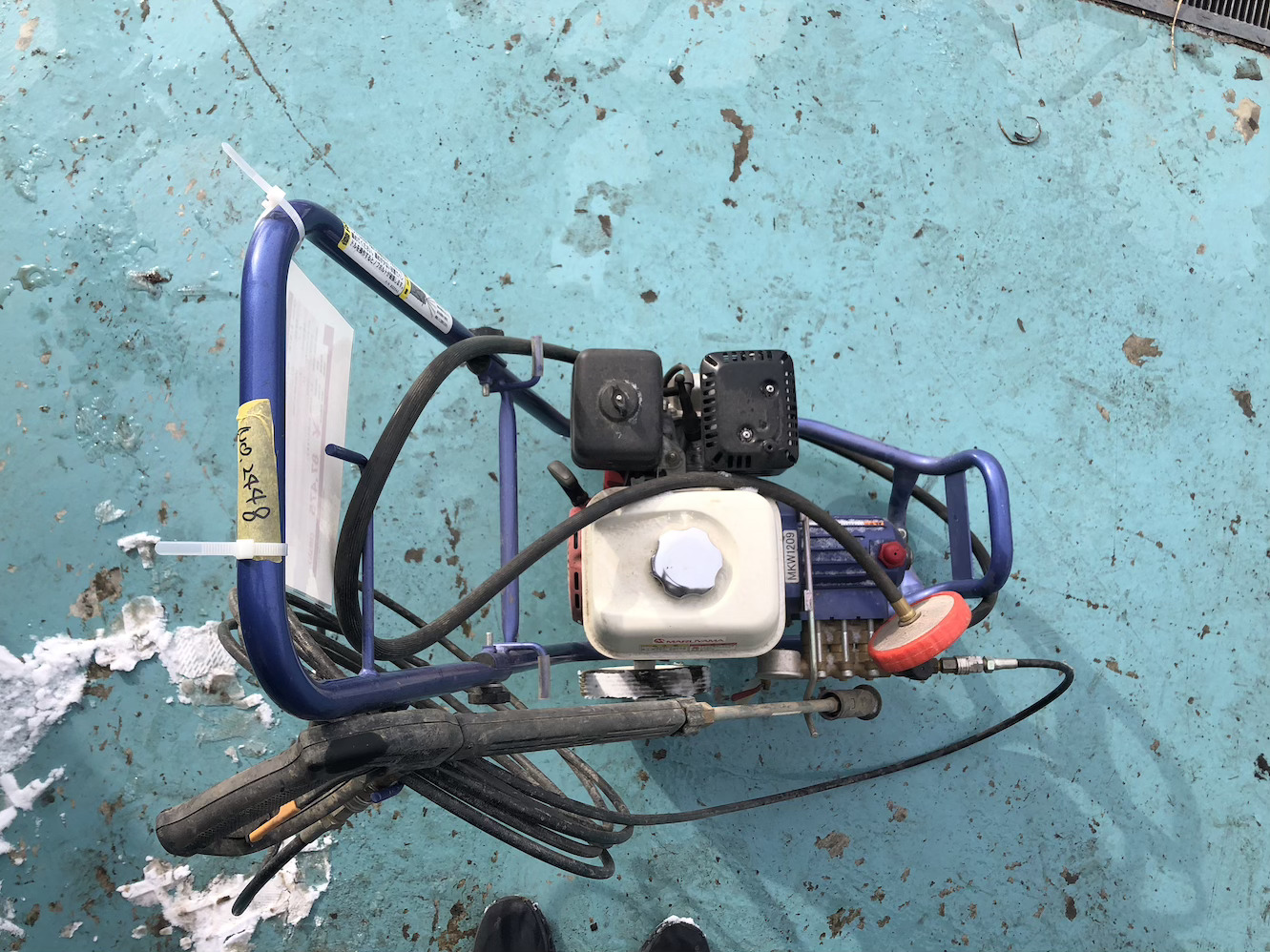 丸山製作所 中古その他 【整備待ち】丸山製作所 高圧洗浄機 MKW1209 寸法 (mm、長 × 幅 × 高):699 × 478 × 940 質量 (kg)26.1 ポンプ:SF30G-WP-S (1209)の商品画像4