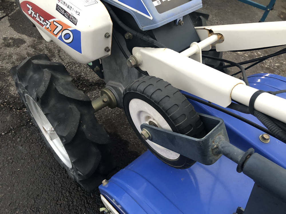 イセキ 中古その他 イセキ 耕耘機 KVR70-PS 長さ×幅×高さ:1690×685×1166(mm) 作業幅600mm 使用燃料 /容量 :無鉛ガソリン/2.4Lの商品画像7
