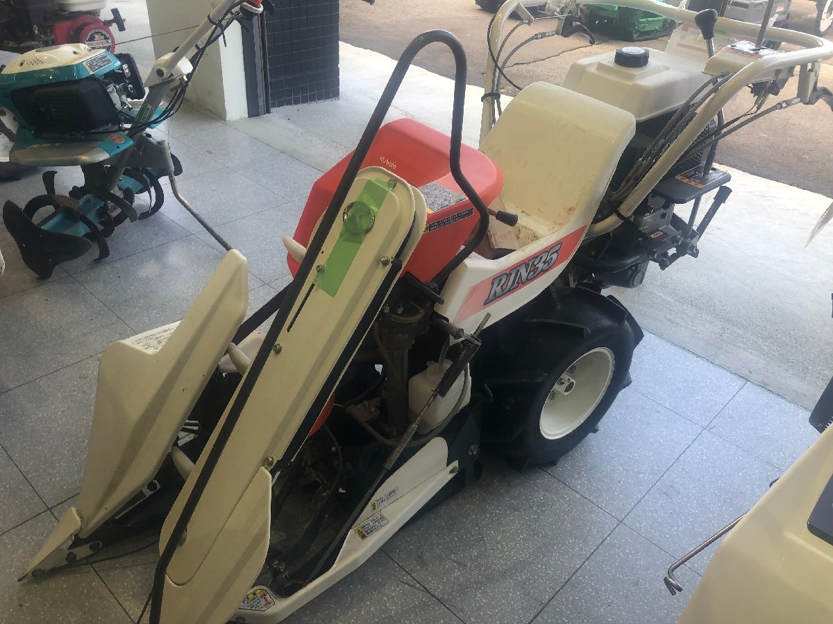  中古バインダー クボタ バインダー RJN35-HD 機体寸法:1600×600×1050(mm) 出力2.2ps 燃料/容量:無鉛ガソリン/2.4L