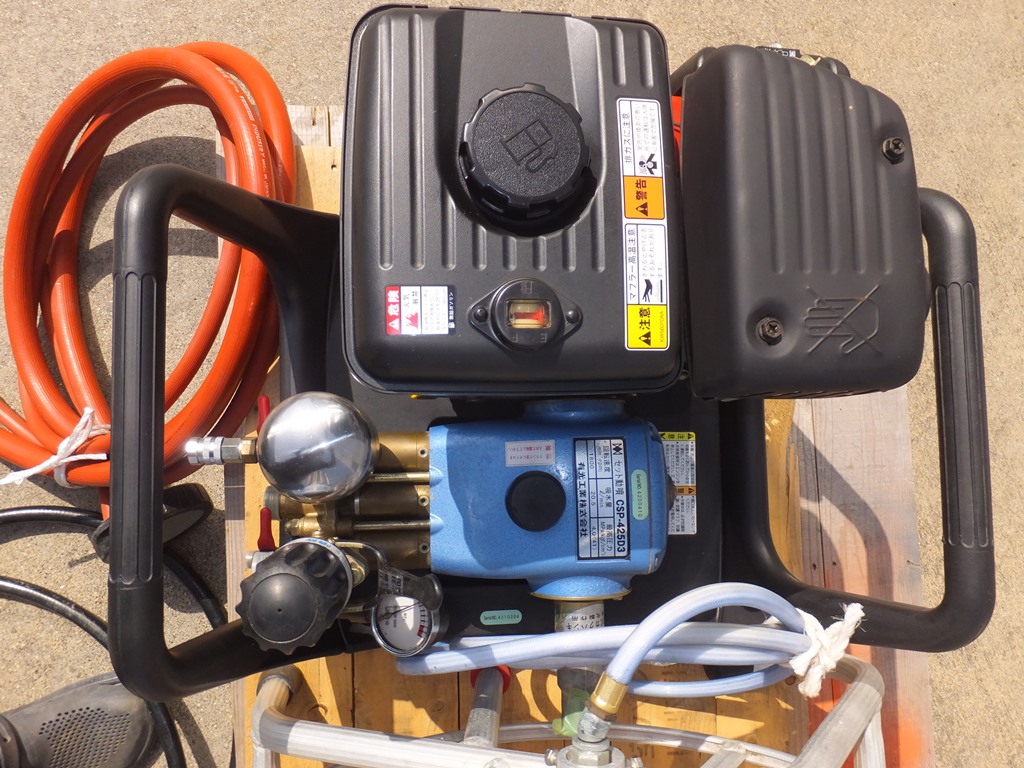 その他 中古その他 CSP-425D3 アリミツ セラミックセット動噴 巻取機・攪拌機付 程度良好の商品画像3