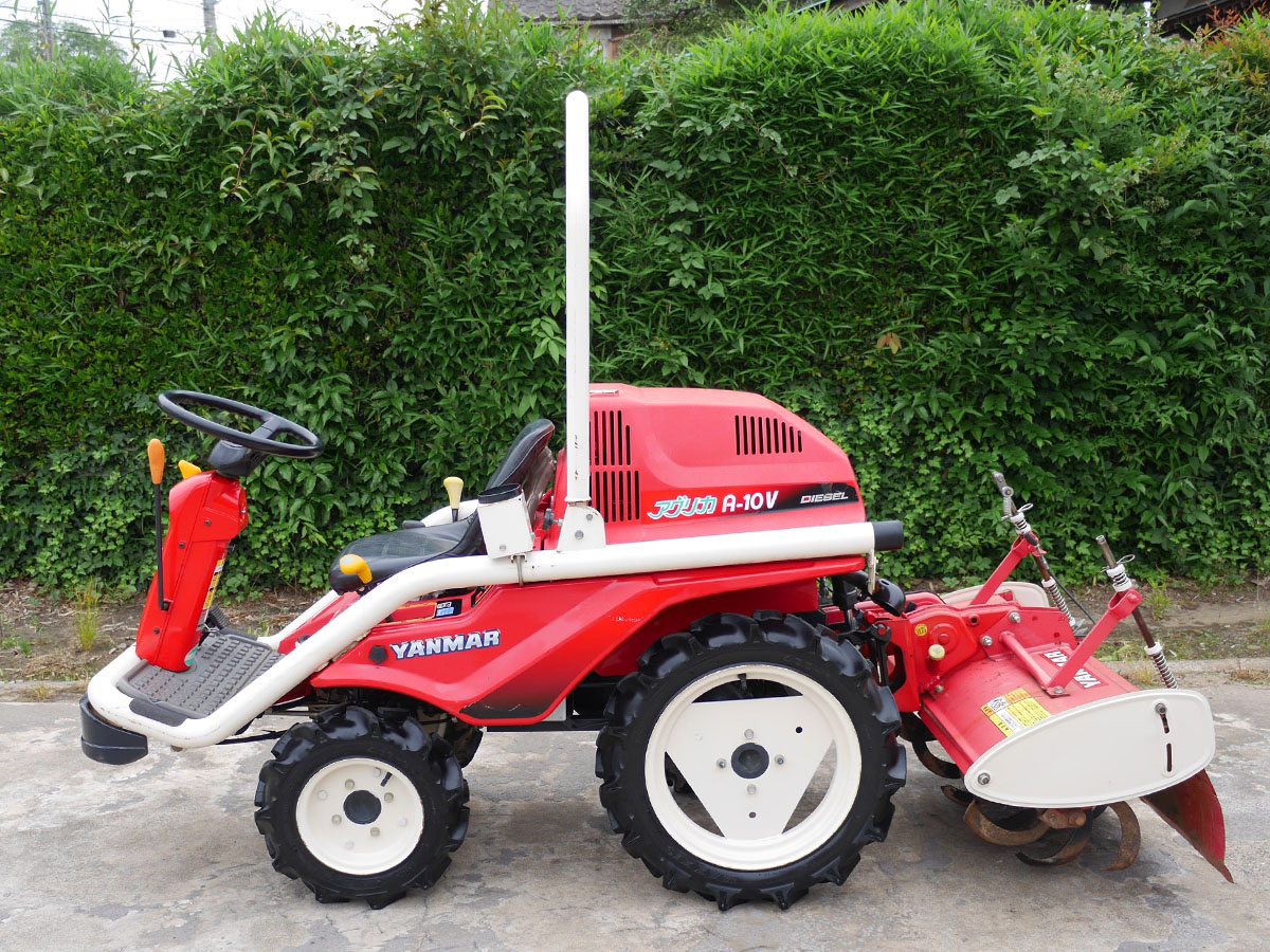 トラクター！ヤンマー！アグリカA-10V！ディーゼル！4wd！ 乗用耕うん機アグリカA-10V｜ミニ耕うん機・管理機 - 耕うん機