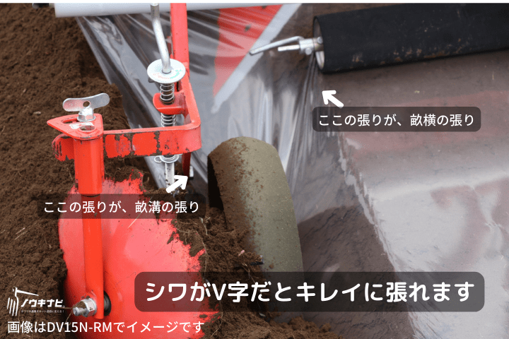 【セール中】台形うね成形機DVN型 アグリアタッチ DV20N-RMの商品画像9