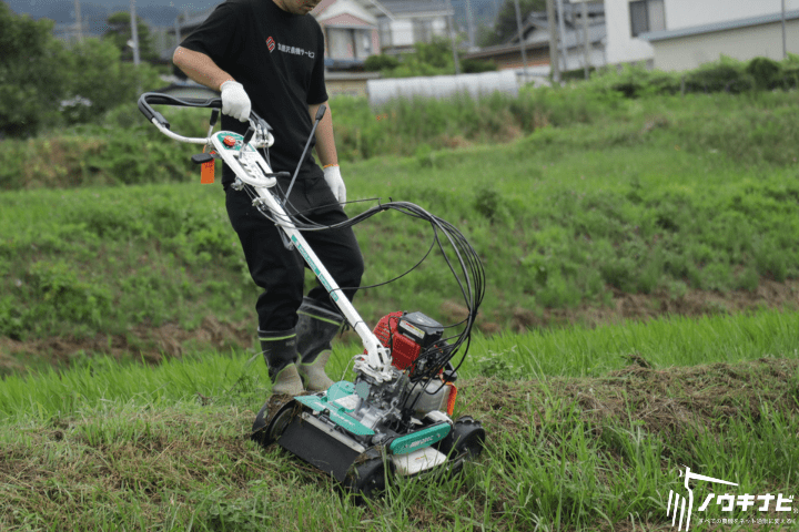 殿堂 在庫有 スパイダーモア オーレック SP431F 畦草刈機 自走式 草刈機 斜面 法面 あぜ草 田んぼ エンジン式 刈幅430mm 