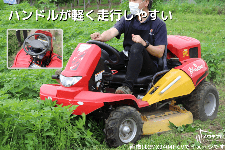乗用モア Hey MASAO（ヘイマサオ） 筑水キャニコム CMX2403HCVの商品画像8