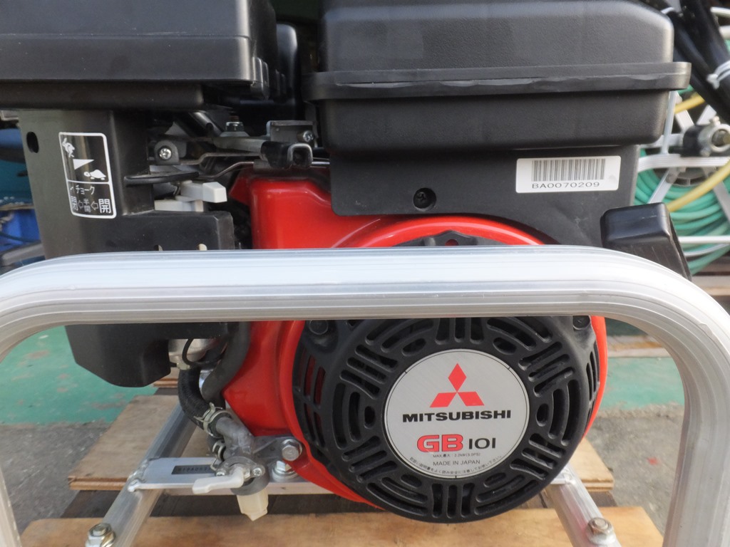 丸山製作所 中古その他 セット動噴 MS201EA-1 薬剤タンク200L ホース100m巻き ノズル他セットの商品画像5