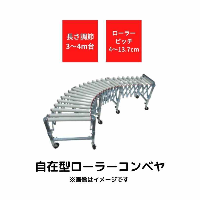 ローラーコンベヤ 樹脂ローラー（径38）アルベア ハラックス U-4R38S-40-4