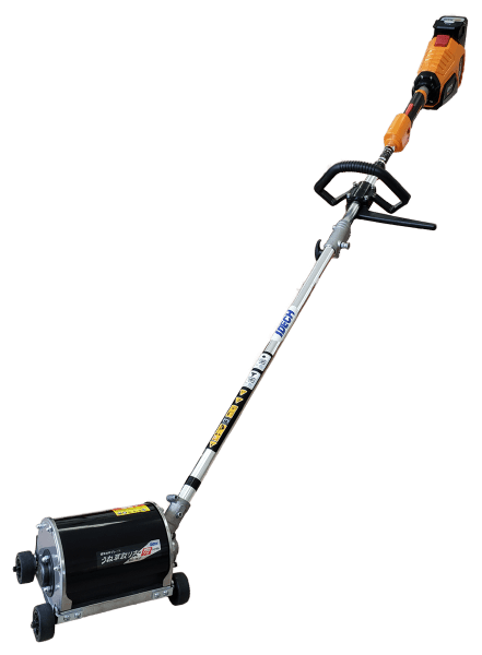 うね草取りまーPRO elex トリプル 4.0Ahバッテリー刈払機のセット（ループハンドル） アイデック BBH800HBTL-401