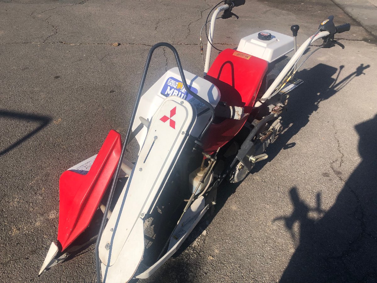  中古バインダー 三菱農機 バインダー MB111: 長さ×幅×高さ1600ｍｍ×660ｍｍ×900ｍｍ 出力:4.3PSの商品画像6