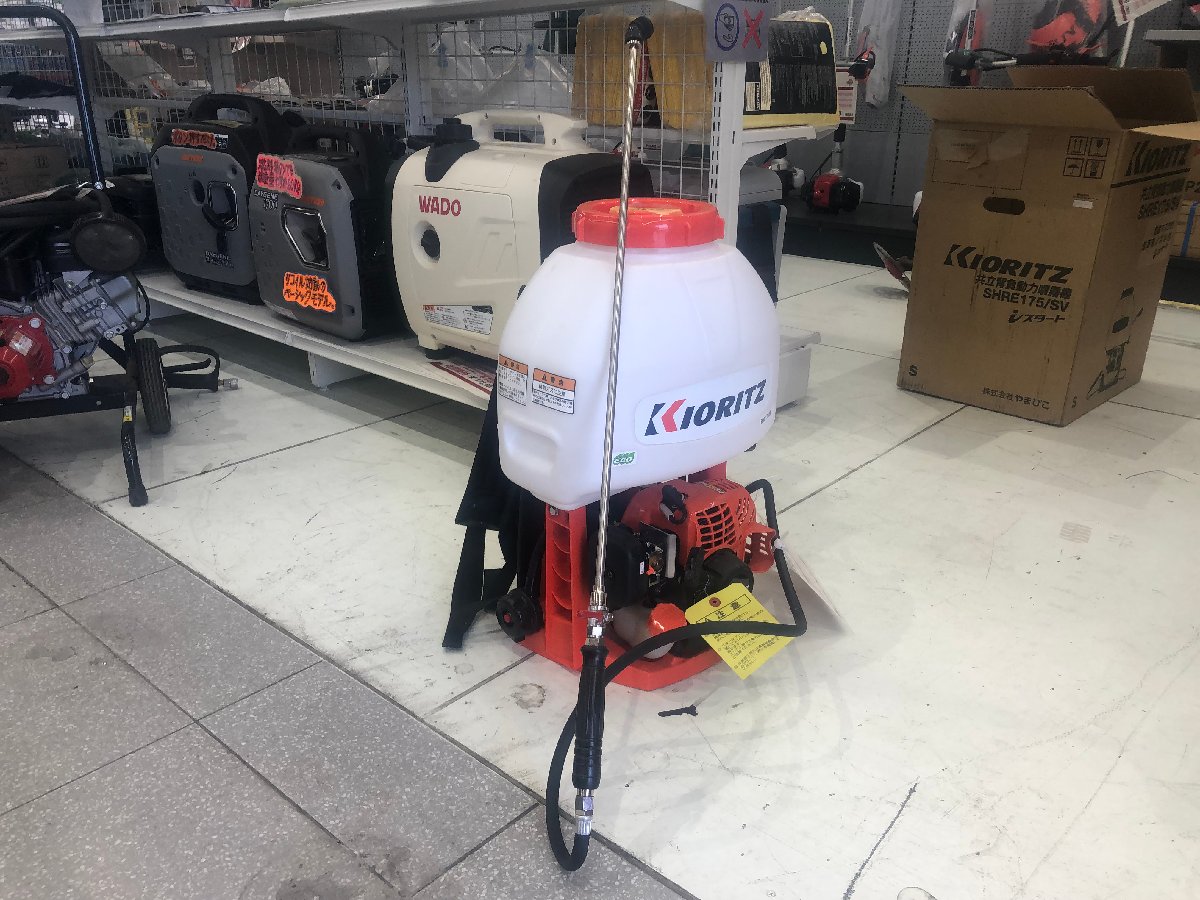  中古その他 【新品未使用】共立 背負動噴 SHRE175/SV 機体寸法:316×398×574(mm) 常用散布量1.20L/min 常用圧力:1.0〜1.1MPa