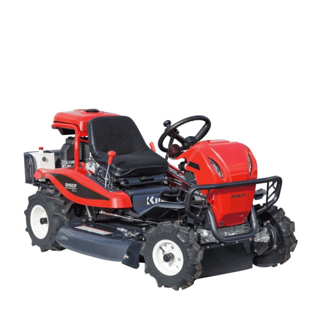 乗用モア 乗用草刈機 刈幅975mm 4WD 水道ホース直結で洗える 24.0PS 共立 RM983FX