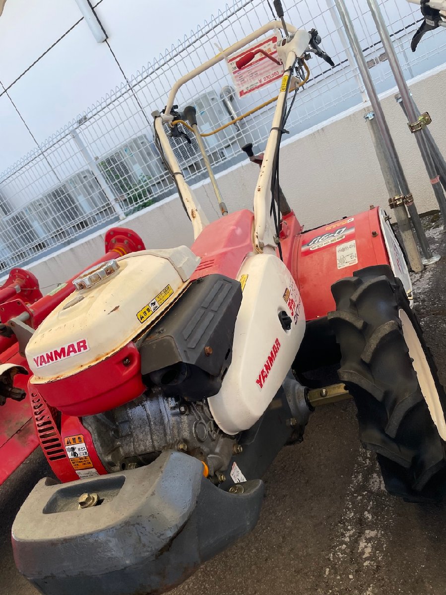 耕運機 ヤンマー 耕耘機 DK7DX 機体寸法:1740mm×650mm×1020mm 出力6.2PS 使用燃料 :ガソリンの商品画像2