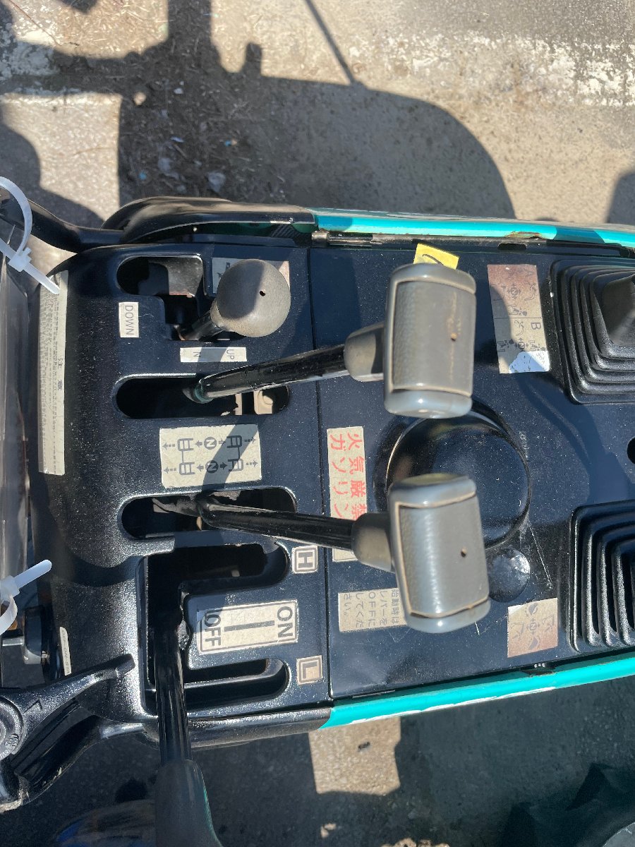 中古その他 【整備待ち】コベルコ バックホー SS1 機体寸法:2150×500×1100 重量275kg 燃料:ガソリンの商品画像3