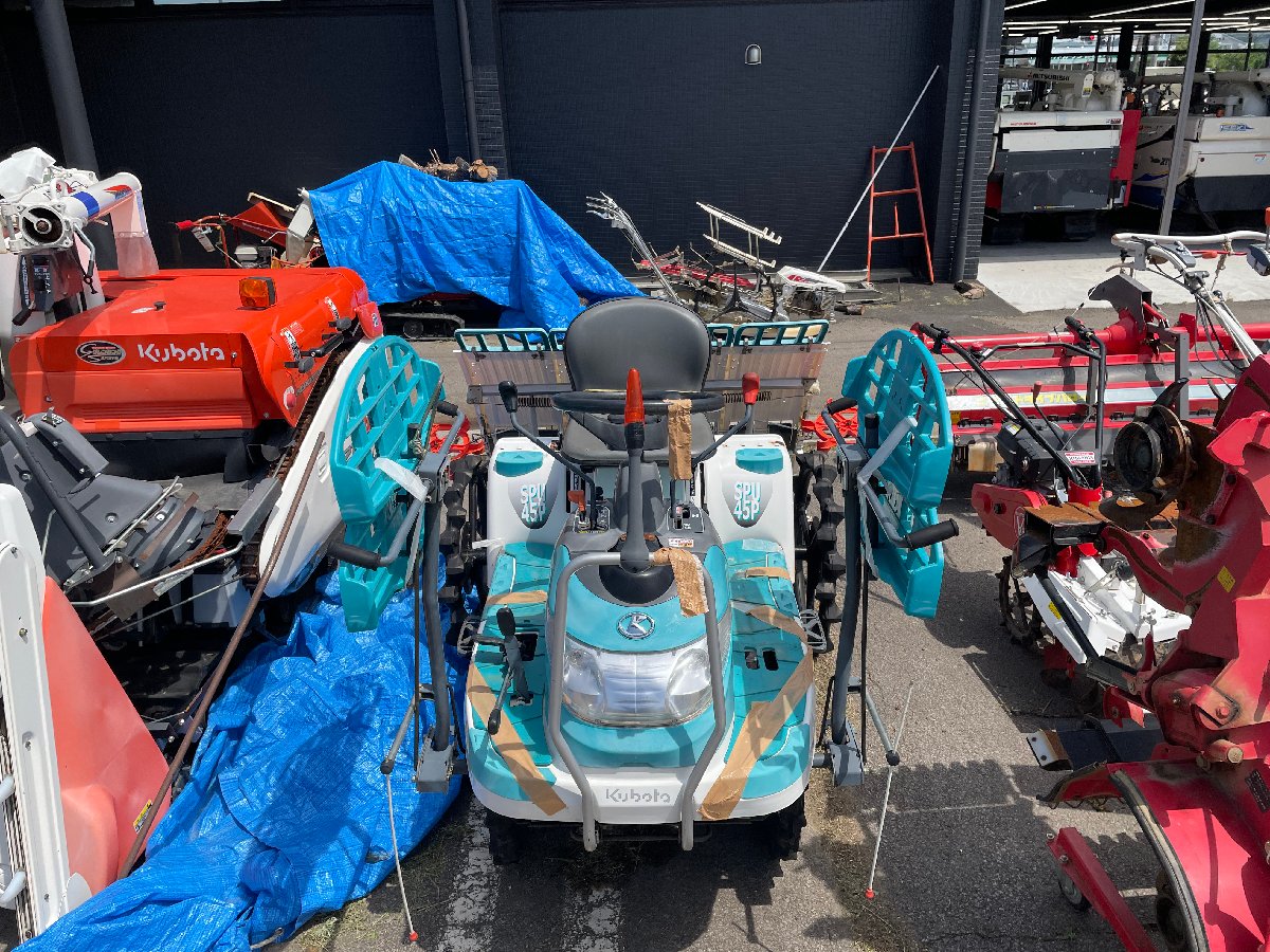  中古田植機 1782 クボタ 乗用田植機 SPU45P: 長さ×幅×高さ2360ｍｍ×1610ｍｍ×1300ｍｍ 重量:298�sの商品画像2