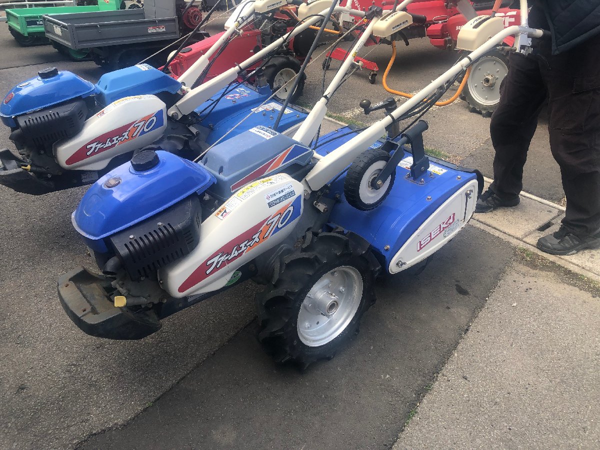  中古その他 イセキ 耕耘機 KVR70-PS 長さ×幅×高さ:1690×685×1166(mm) 作業幅600mm 使用燃料 /容量 :無鉛ガソリン/2.4Lの商品画像2