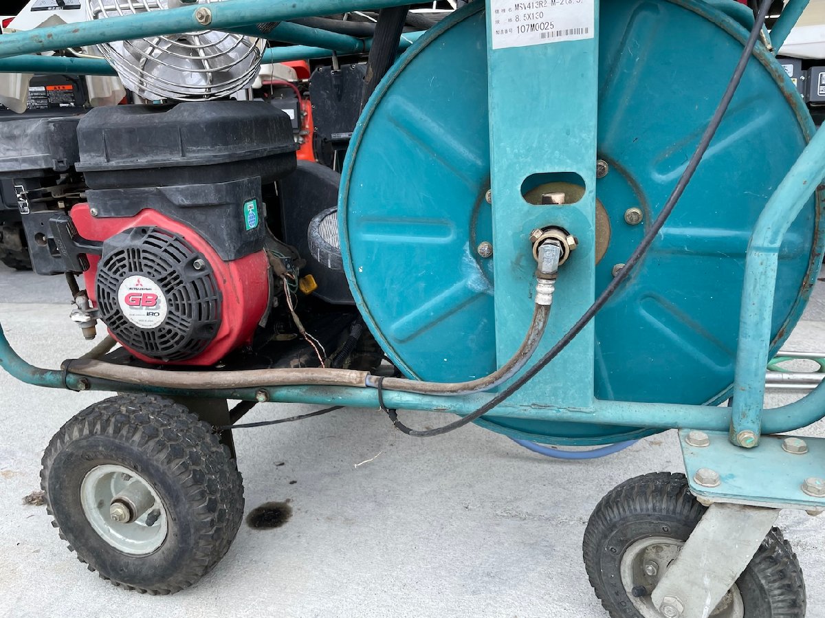 動噴 丸山製作所 自走セット動噴 MSV413R2-M-2 機体寸法:1145×700×1235 出力6.3PS 燃料:ガソリンの商品画像4