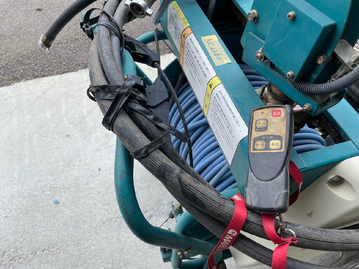 動噴 丸山製作所 自走セット動噴 MSV413R2-M-2 機体寸法:1145×700×1235 出力6.3PS 燃料:ガソリンの商品画像8