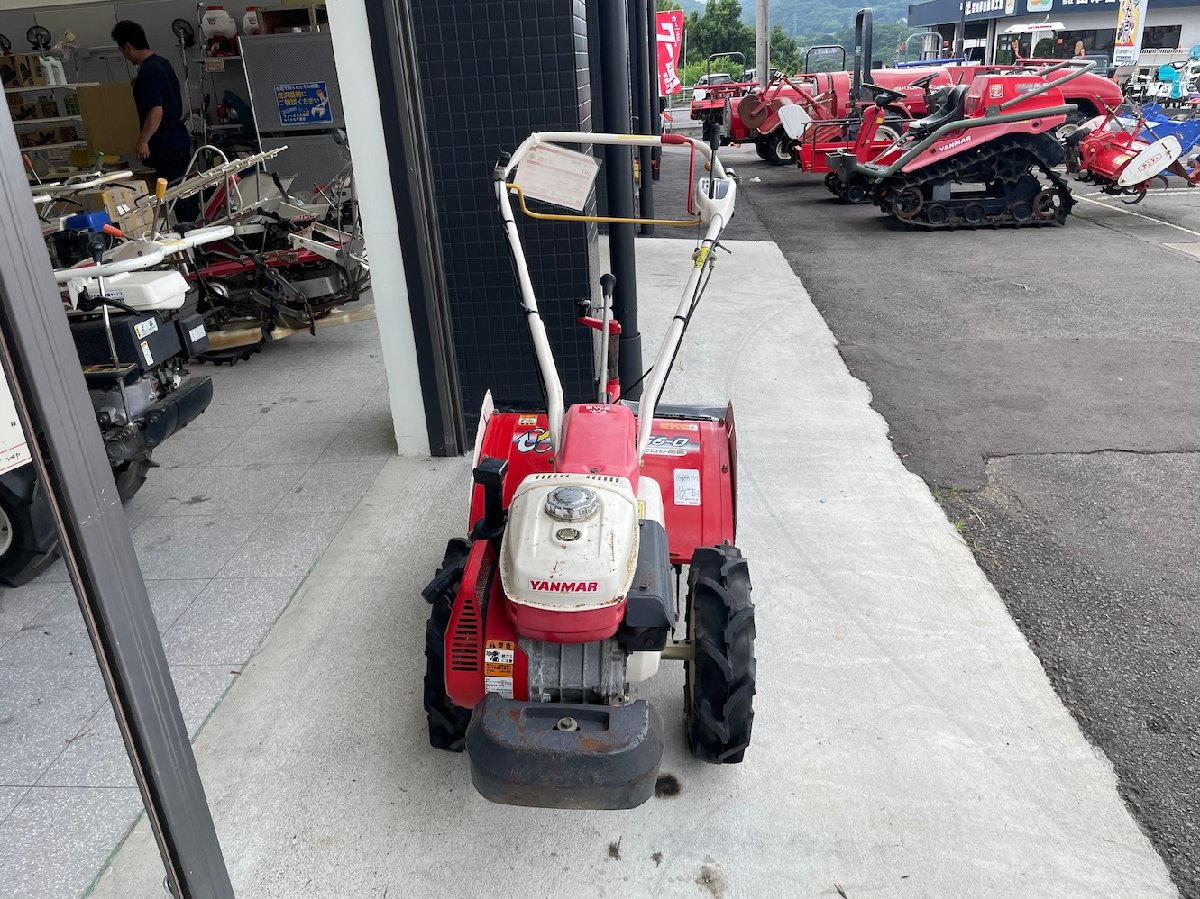 耕運機 ヤンマー 耕耘機 DK7 機体寸法:1740mm×650mm×1020mm 出力6.2PS 使用燃料 :ガソリンの商品画像2