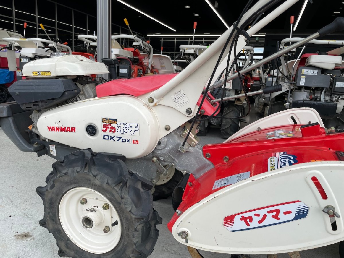 耕運機 ヤンマー 耕耘機 DK7 機体寸法:1740mm×650mm×1020mm 出力6.2PS 使用燃料 :ガソリンの商品画像4