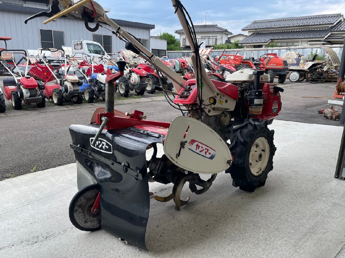 耕運機 ヤンマー 耕耘機 DK7 機体寸法:1740mm×650mm×1020mm 出力6.2PS 使用燃料 :ガソリンの商品画像5