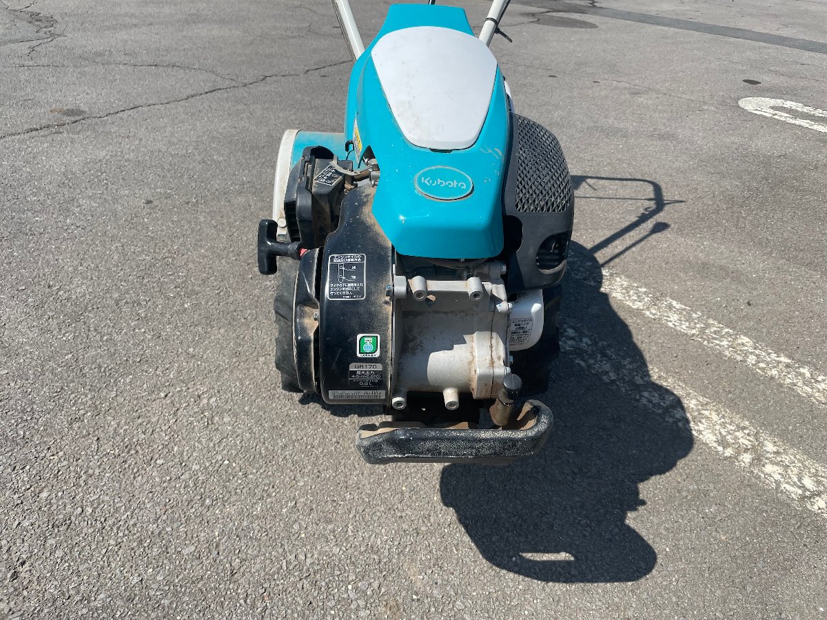 中古管理機 【整備待ち】クボタ 管理機 TRS60 機体寸法:1480×610×1085mm 出力6.2PS 使用燃料:ガソリンの商品画像8