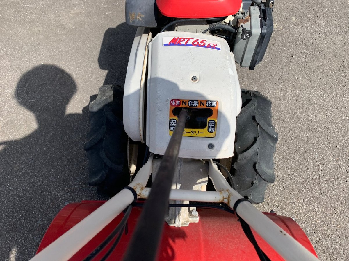 管理機 ヤンマー 管理機 MRT65EX 機体寸法:1410×575×1050(mm) 出力6.2ps 使用燃料/容量:無鉛ガソリン/2.4Lの商品画像6