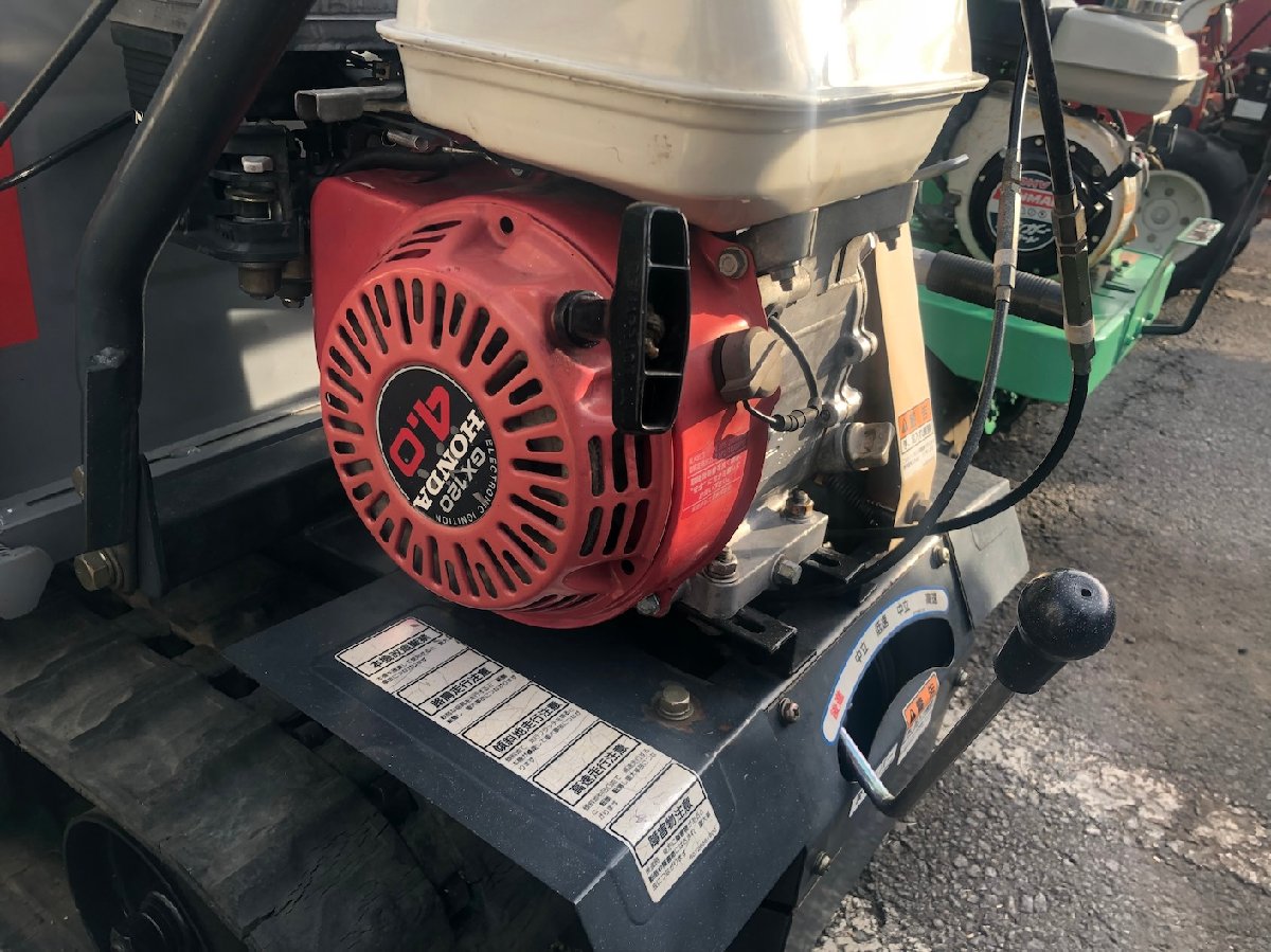 中古運搬機 佐藤製作所 運搬車 SC-156DC 機体寸法:1610×680×1015mm 出力4ps 燃料:ガソリンの商品画像4