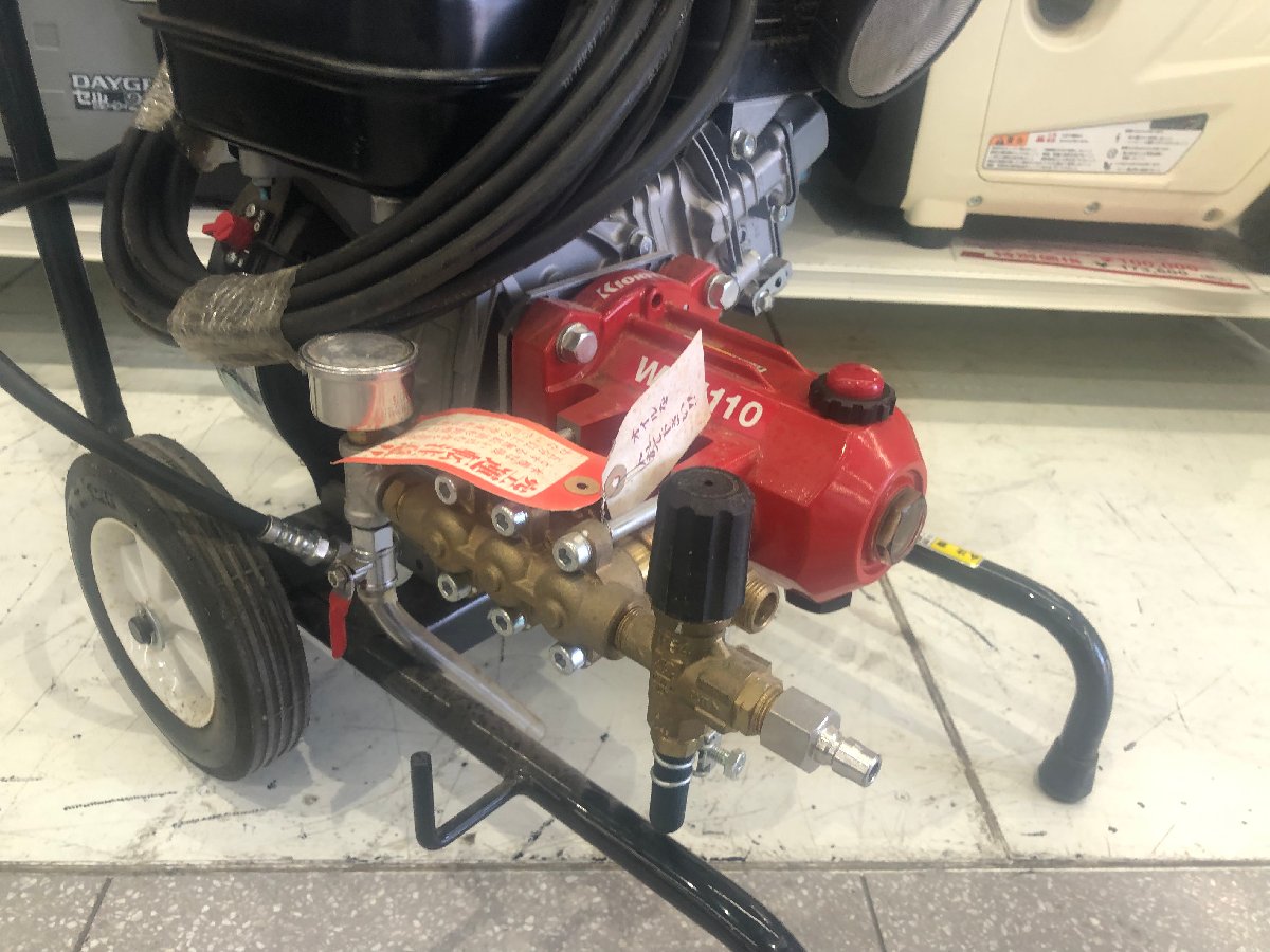  中古その他 共立 高圧洗浄機 WH1110 機体寸法:655×440×835(mm) 本体乾燥質量29kg ポンプ圧力:11MPaの商品画像6
