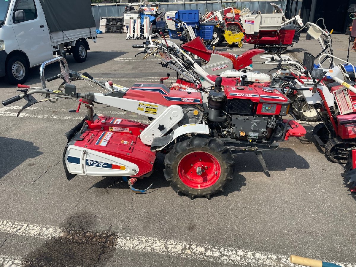  中古ハーベスター 【整備待ち】ヤンマー 耕耘機 YA80 機体寸法:2240×860×1135�o 出力7.8Ps 使用燃料:ディーゼル