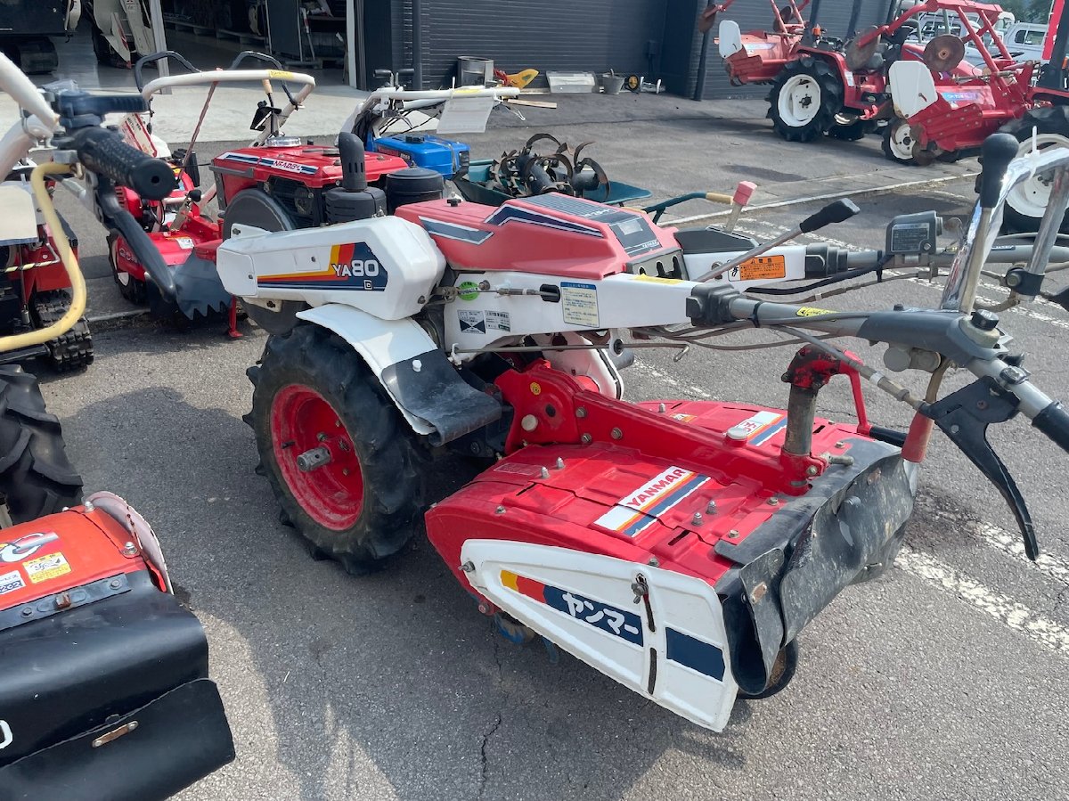 耕運機 【整備待ち】ヤンマー 耕耘機 YA80 機体寸法:2240×860×1135�o 出力7.8Ps 使用燃料:ディーゼルの商品画像4