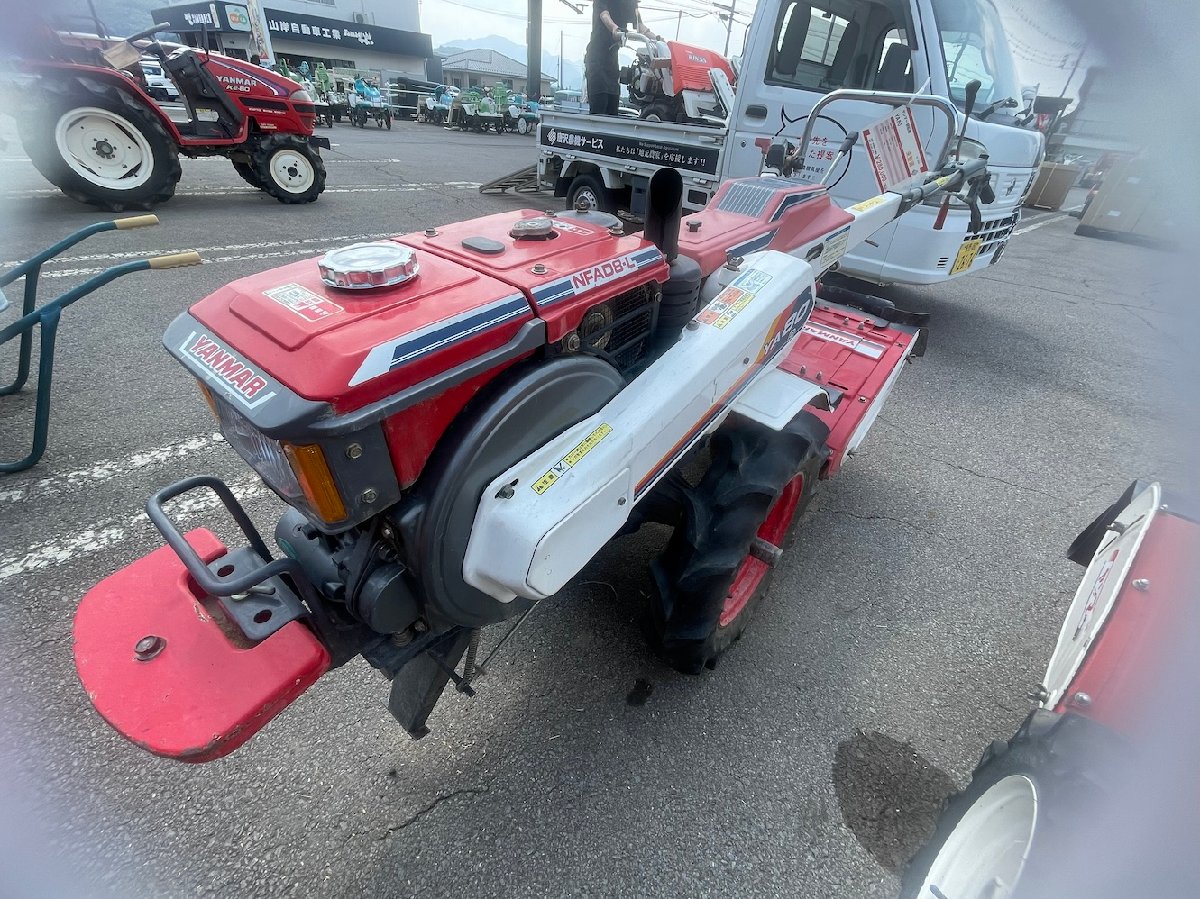 耕運機 【整備待ち】ヤンマー 耕耘機 YA80 機体寸法:2240×860×1135�o 出力7.8Ps 使用燃料:ディーゼルの商品画像7