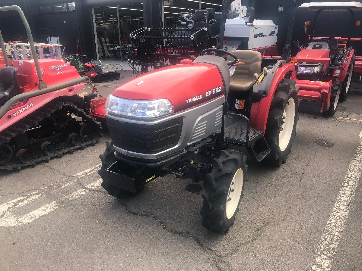  中古トラクター ヤンマー トラクター EF222 機体寸法:3500 アワーメーター288ｈ 最大出力:22