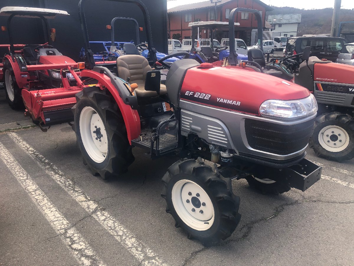 中古トラクター ヤンマー トラクター EF222 機体寸法:3500 アワーメーター288ｈ 最大出力:22の商品画像4