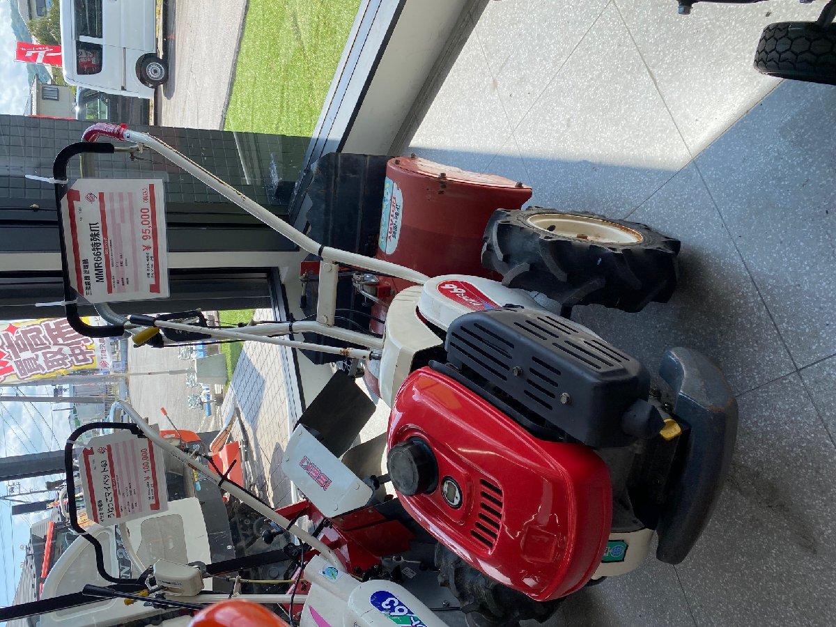  中古管理機 1967 三菱農機 管理機 MMR66特殊爪: 長さ×幅×高さ1400ｍｍ×560ｍｍ×940ｍｍ 馬力:6ＰＳ