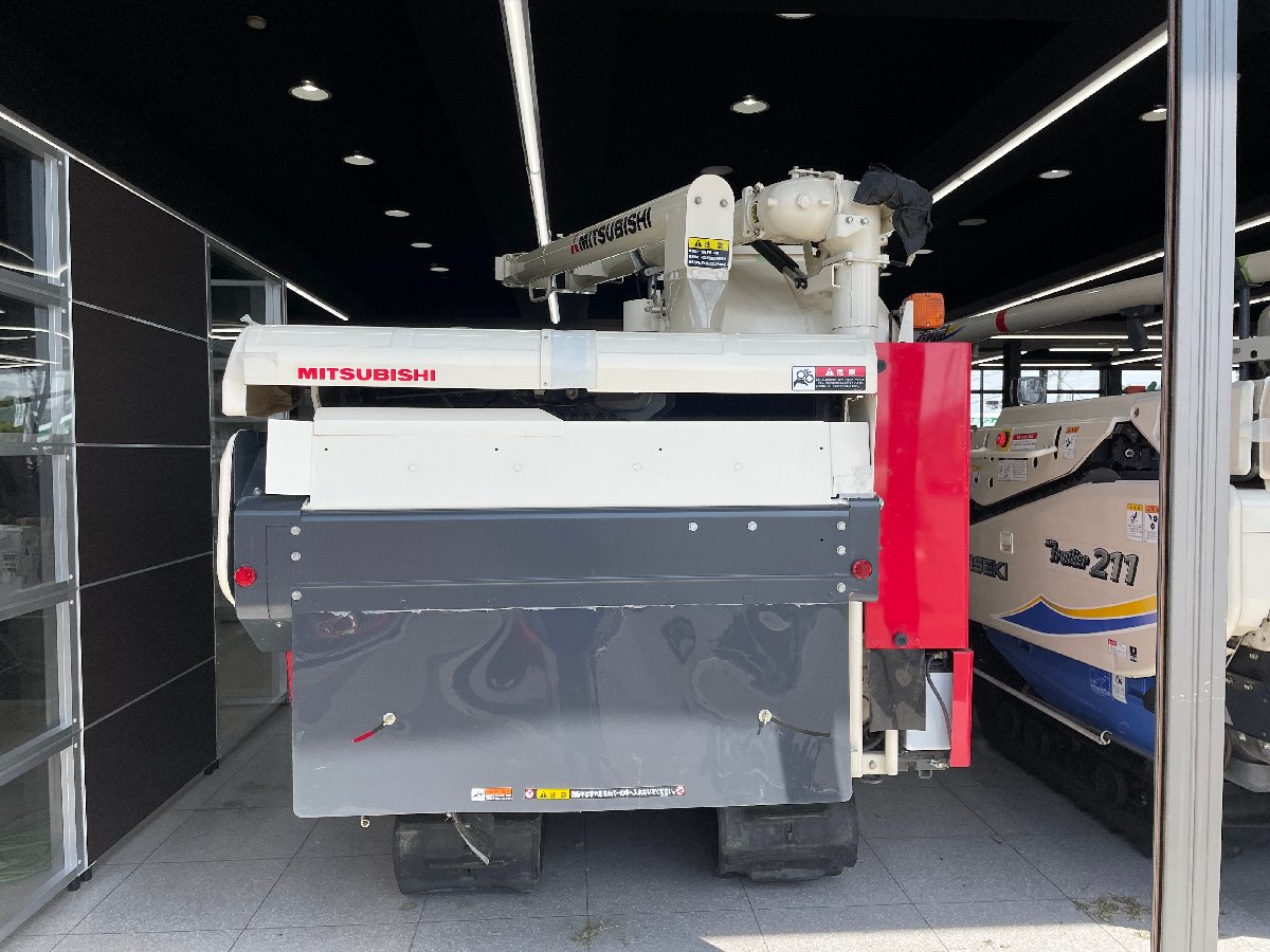  中古コンバイン 【地域限定自宅配送】整備待ち 三菱農機 コンバイン V217: 機体寸法2850ｍｍ×1610ｍｍ×1665ｍｍ 出力:17PSの商品画像6