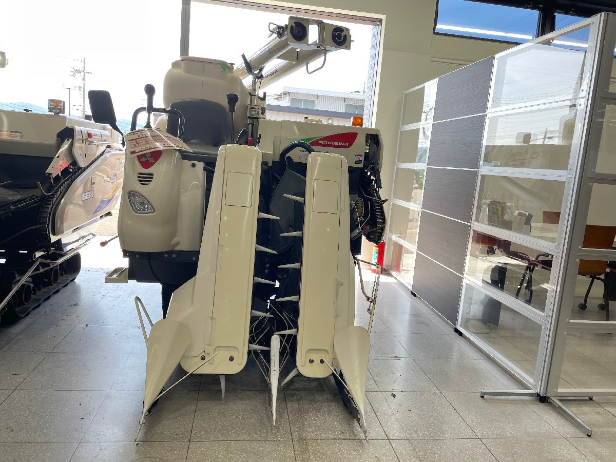  中古コンバイン 【地域限定自宅配送】整備待ち 三菱農機 コンバイン V217: 機体寸法2850ｍｍ×1610ｍｍ×1665ｍｍ 出力:17PSの商品画像7